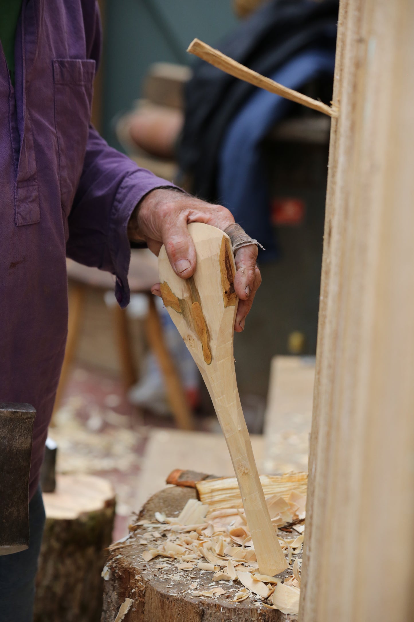 Beginners Learn to Carve a Spoon WORKSHOP