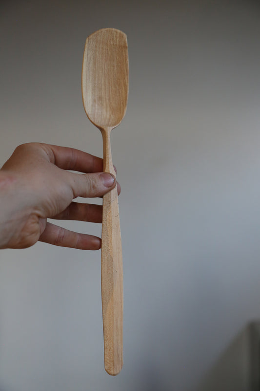 Long Sycamore Cooking Spoon