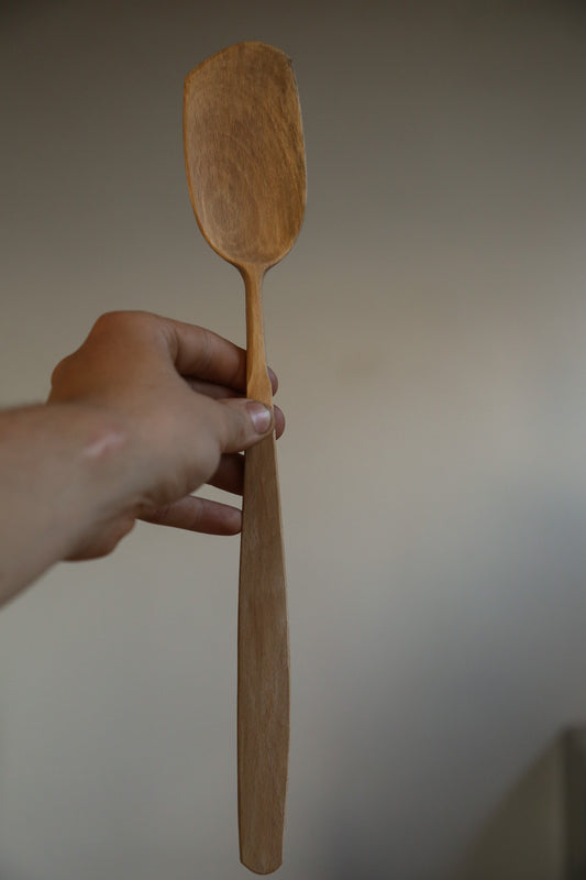 Long Handled Beech Cooking Spoon