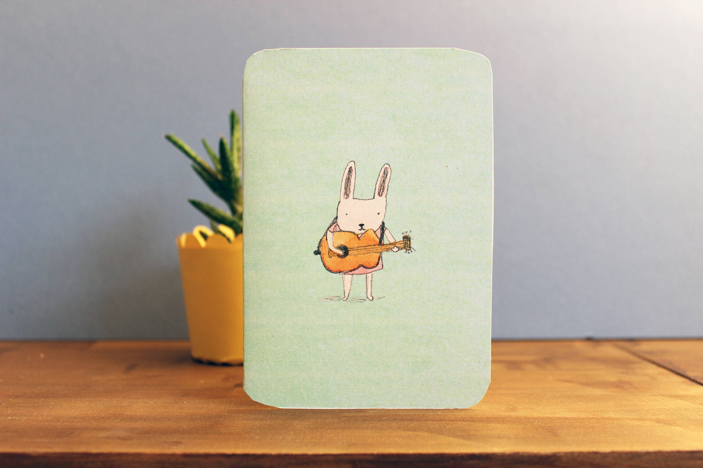 Bunny Guitar Card